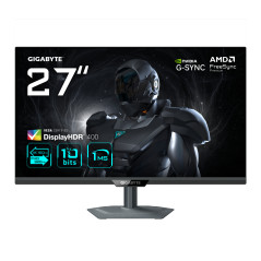 G27U Monitor de juego 27 4K UHD - Modo dual (4K 160Hz o FHD 320Hz), 3840 x 2160, 1ms, 350 cd/m², FreeSync Premium, DisplayHDR400, HDMI 2.1, DisplayPort 1.4
