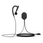 Perform 10 Auriculares Alámbrico gancho de oreja USB Tipo C Negro