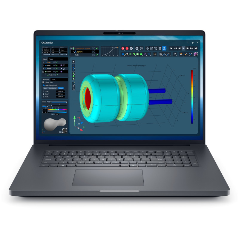 Pro Max 18 Plus MB18250 Intel Core Ultra 7 265HX Estación de trabajo móvil 45,7 cm (18) Quad HD+ 32 GB DDR5-SDRAM 1 TB SSD NVIDIA RTX PRO 3000 Blackwell Wi-Fi 7 (802.11be) Windows 11 Pro Español Negro