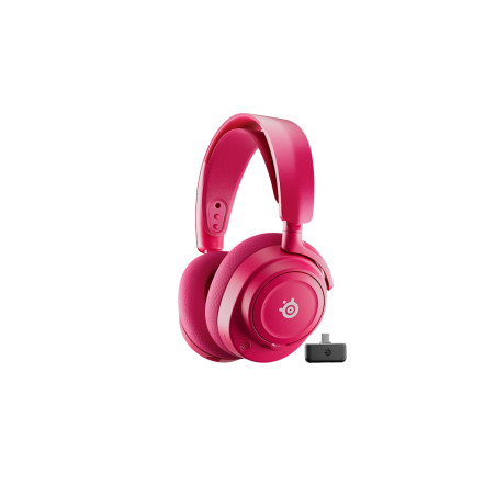 Arctis Nova 7P Wireless Gen 2 Auriculares Inalámbrico y alámbrico Diadema Juego USB Tipo C Bluetooth Magenta