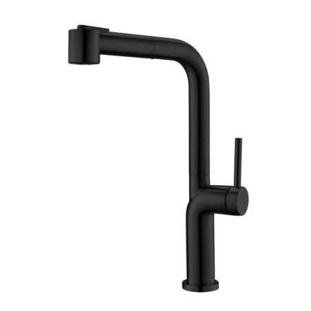 Grifo Monomando Cata BSE, Negro Mate, Extraible