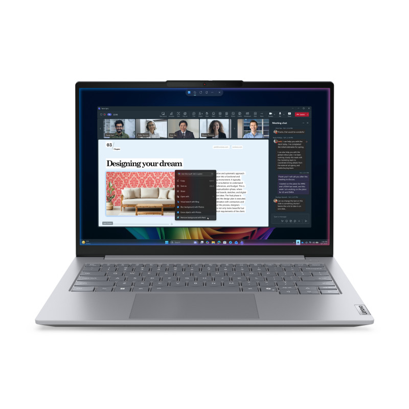 ThinkBook 14 G9 IPL Copilot+ PC Intel Core Ultra 5 325 Portátil 35,6 cm (14) WUXGA 32 GB DDR5-SDRAM 512 GB SSD Wi-Fi 7 (802.11be) Windows 11 Pro Español Gris