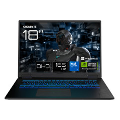 GAMING A18 PRO Portátil - 18, 165Hz WQXGA, Intel Core 7 240H, RTX 5070 Ti, 32GB LPDDR5x 5600MHz, SSD Gen4 de 1TB, Windows 11 Home, Garantía de 2 años, Dolby Atmos, GAMING A18 PRO DXJG3FRBC4SH