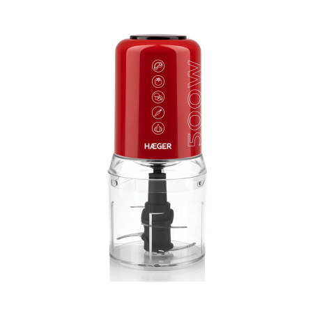Picadora Haeger CH50W009A, 300w, Rojo