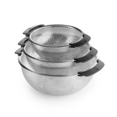 Set escurridera Bra A060129, con asas 18-22-26cm