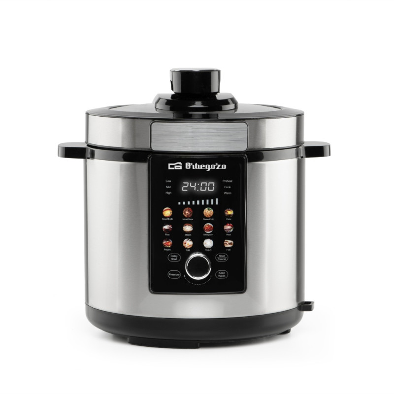 Olla Presion Orbegozo HPE6500, Electronica, 6L, 10