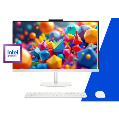 OmniStudio All-in-One Desktop 27-cu0033ns PC Intel Core 5 120U 68,6 cm (27) 1920 x 1080 Pixeles 24 GB DDR5-SDRAM 1 TB SSD FreeDOS Wi-Fi 6 (802.11ax) Blanco