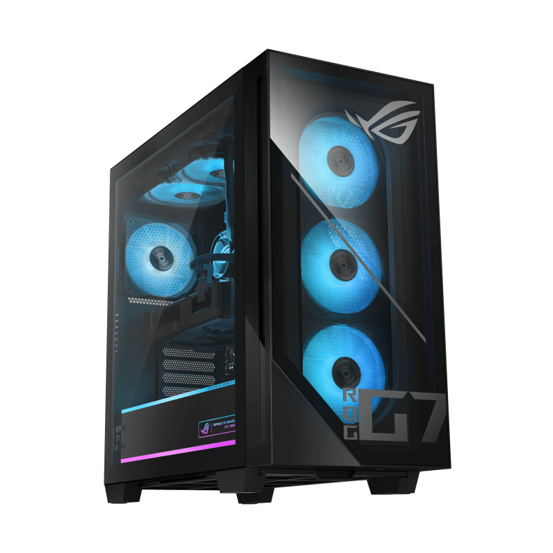 ROG G700TF-7265KF1240 - Sobremesa Gaming de (Intel Core Ultra 7 265KF, 32GB RAM, 1TB SSD, NVIDIA RTX 5070 12GB, Sin Sistema Operativo) Negro