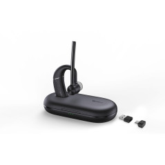 BH71 Pro USB-C/A Auriculares Inalámbrico gancho de oreja Oficina/Centro de llamadas USB Tipo C Bluetooth Negro