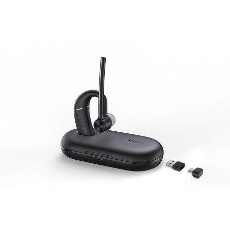 BH71 Pro USB-C/A Auriculares Inalámbrico gancho de oreja Oficina/Centro de llamadas USB Tipo C Bluetooth Negro