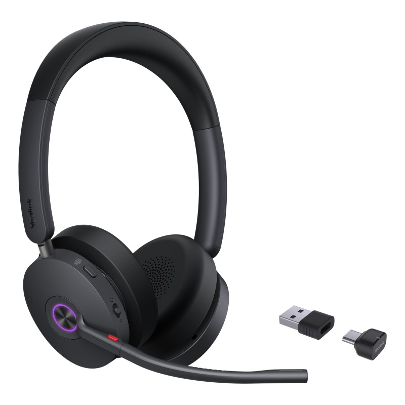 BH74 Teams USB-C/A Auriculares Inalámbrico Diadema Oficina/Centro de llamadas USB Type-C / USB Type-A Bluetooth Negro