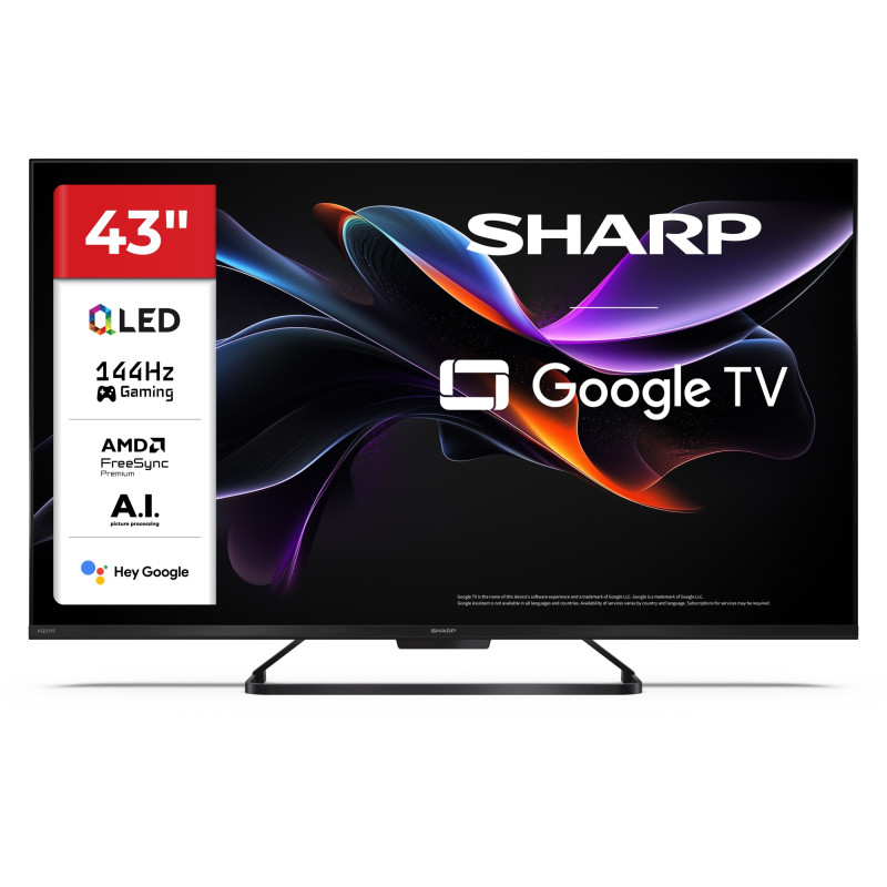 43HR7265E Televisor 109,2 cm (43) 4K Ultra HD Wifi Negro