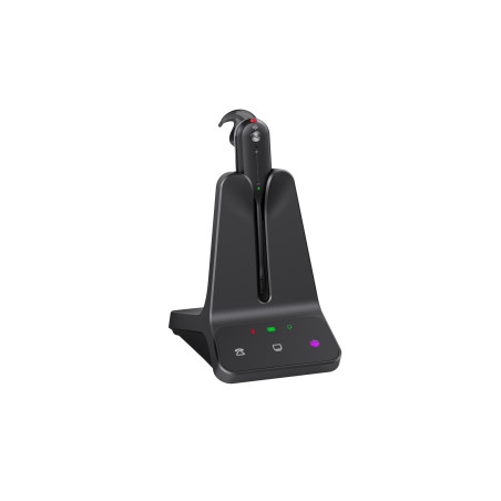 WH63 E2 Teams Auriculares Inalámbrico gancho de oreja Oficina/Centro de llamadas Negro