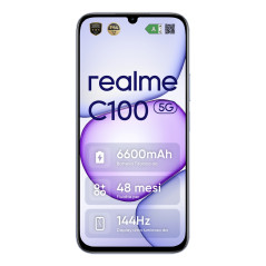 C100 5G 17,3 cm (6.8) SIM doble Android 16.0 USB Tipo C 4 GB 256 GB 6600 mAh Púrpura