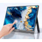 A1T pantalla para PC 39,6 cm (15.6) 1920 x 1080 Pixeles Full HD LCD Pantalla táctil Gris