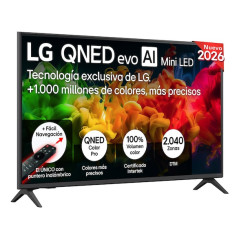 QNED evo AI MiniLED 43QNED81B6C.AEU Televisor 109,2 cm (43) 4K Ultra HD Smart TV Wifi Negro