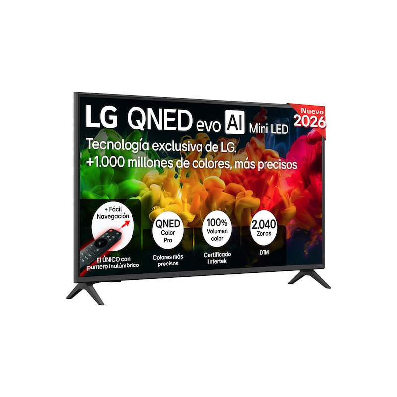 QNED evo AI MiniLED 43QNED81B6C.AEU Televisor 109,2 cm (43) 4K Ultra HD Smart TV Wifi Negro