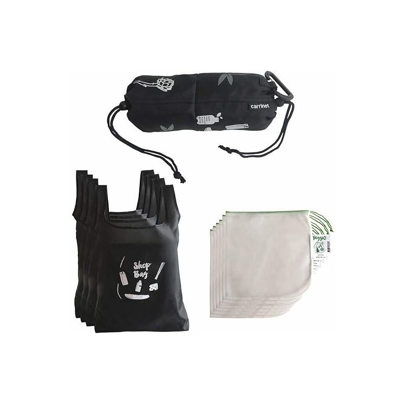 Carrinet Shop Set 4 Bolsas compra + 6 bolsas produ