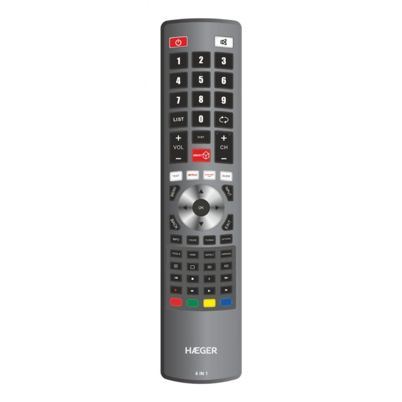 Mando distancia tv Haeger UR006002A, universal 5 e
