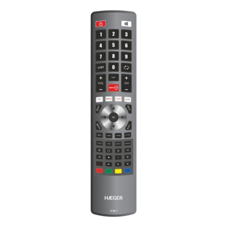 Mando distancia tv Haeger UR006002A, universal 5 e