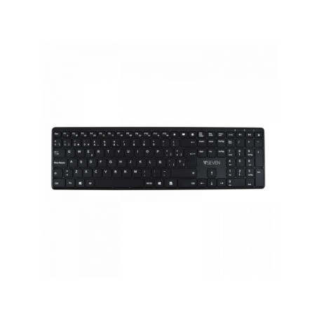 Teclado Seven KW550ESBT, Slim, Bluetooth, 2,4GHz