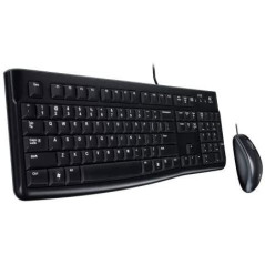 Teclado+Raton Logitech MK120 Corded