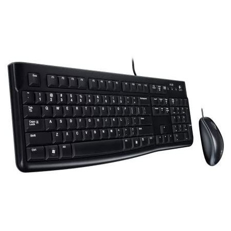 Teclado+Raton Logitech MK120 Corded