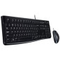 Teclado+Raton Logitech MK120 Corded