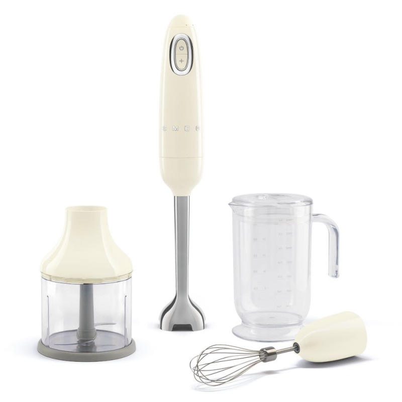 Batidora Brazo Smeg HBF03CREU, Crema, 700w