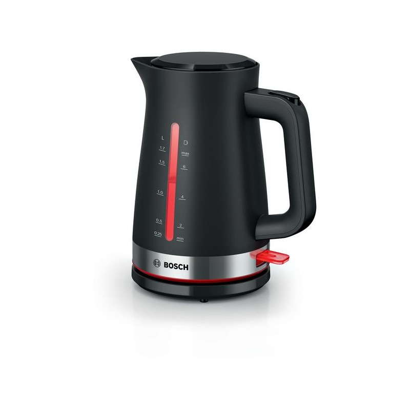 Hervidor Bosch TWK4M223, 1,7l, 2400w, negro y acer
