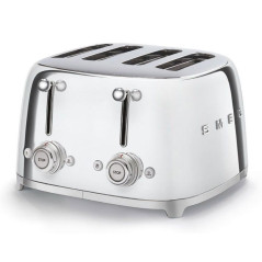 Tostador Smeg TSF03SSEU, 50 style 4 rebanadas crom