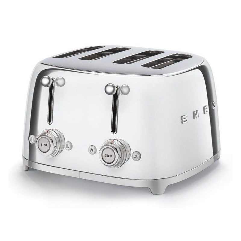 Tostador Smeg TSF03SSEU, 50 style 4 rebanadas crom