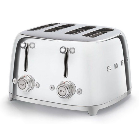 Tostador Smeg TSF03SSEU, 50 style 4 rebanadas crom