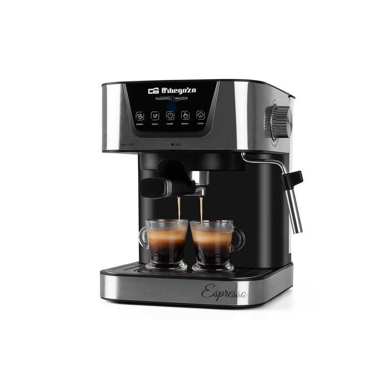 Cafetera Semiautomatica Orbegozo EX8000, 20 Bares