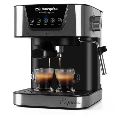 Cafetera Semiautomatica Orbegozo EX8000, 20 Bares