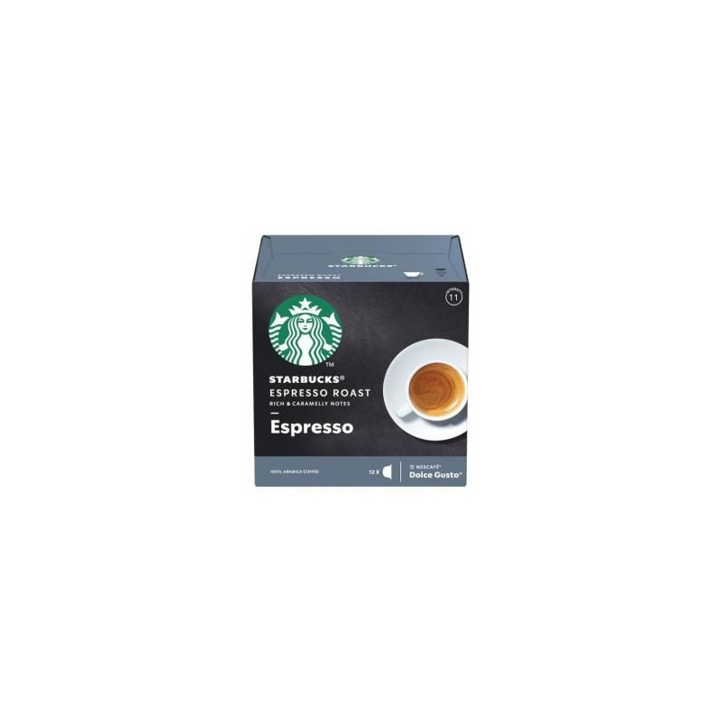 Capsula Starbucks DG Dark Espresso Roast, 12cap