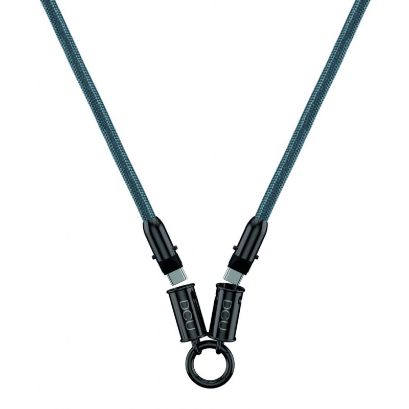 Cordón cable DCU TIPO C A C 60W 1.2m GRIS TRENZADO