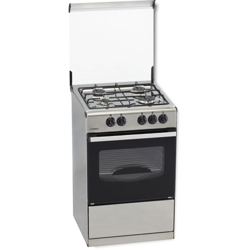Cocina Rommer CHG960XFGINOXNAt, 5 fuegos, Nat.