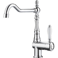 GRIFO SMEG MIR6CR2, Caño giratorio 360º, Cromo