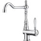 GRIFO SMEG MIR6CR2, Caño giratorio 360º, Cromo