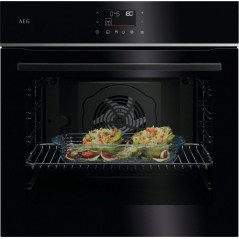 Horno AEG TU5PB41ZPB, 72L, A+, Piro, Airfry, Negro