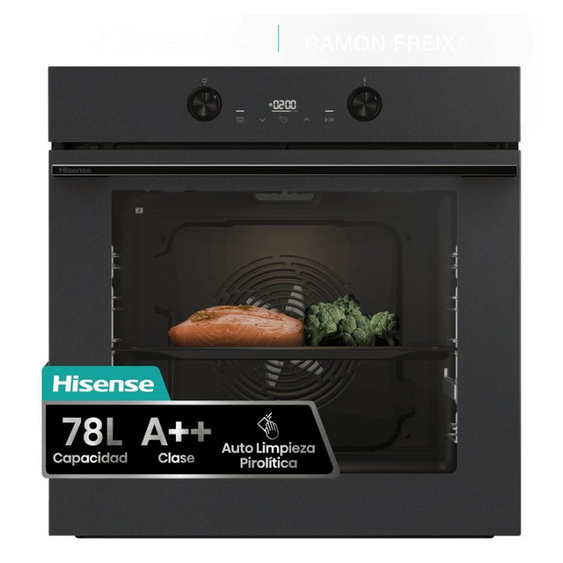 Horno Hisense BI64223EPMB, 77l, integr., A++, negr
