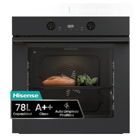 Horno Hisense BI64223EPMB, 77l, integr., A++, negr