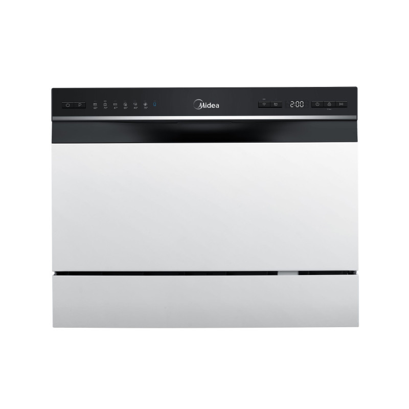 Lavavajillas Midea MTD55S400WGR, 6 Cub, 44x55cm, F
