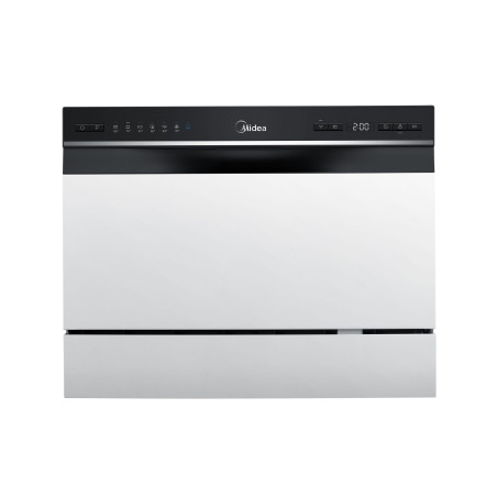 Lavavajillas Midea MTD55S400WGR, 6 Cub, 44x55cm, F