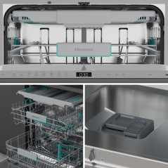 Lavavajillas Hisense HV16A, 16cub, A, 3ªB, Integr,