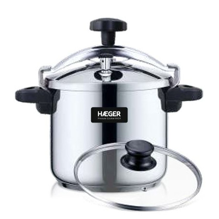 Olla Rapida Haeger PC10S021A, 10L, Inox Plus