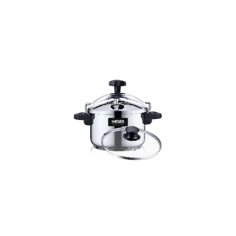 Olla Rapida Haeger PC4SS018A, 4L, Inox Plus