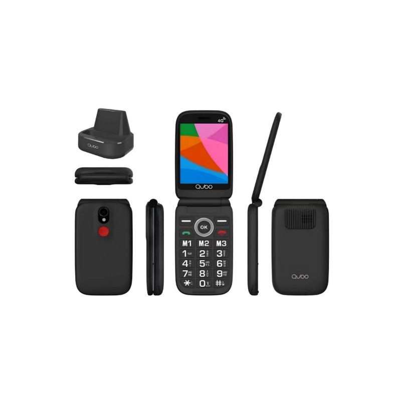 Movil Qubo XD340CB 4G 3.66\"+1.77\"
