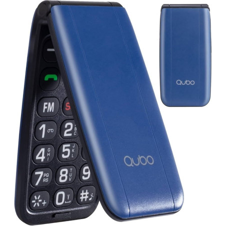 Tlf movil Qubo NEONWBL4G, 2.4\", azul